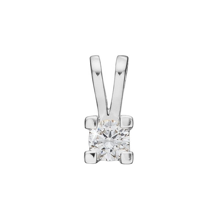 Eternity Aagaard vedhæng i 14 kt hvidguld med 0,05–0,50 ct diamanter